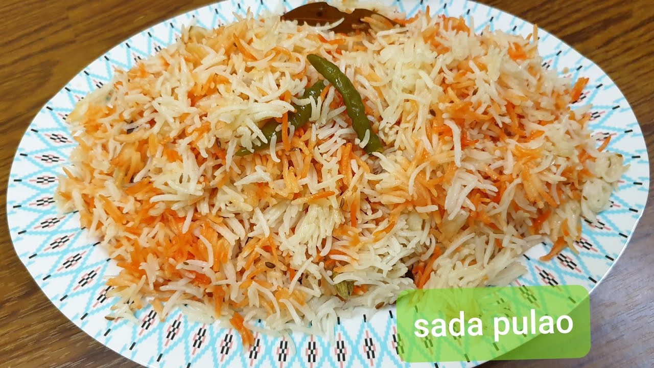 Pulao Recipe Easy pulao Recipe Simple sada Delicious pulao