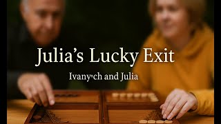 Backgammon Ivanych vs Julia 3-Game Match 🕹 Game 2: Julia's Lucky Exit Julia Vs Ivanych Game 2 Doubles Strike Back Long Narde Backgammon