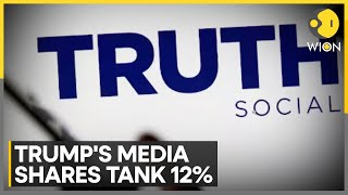 Donald Trump's company 'Truth Social' stocks tumbling again | World News | WION Pulse