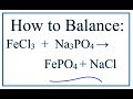 Balancing Chemical Equations Concepts