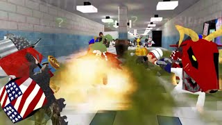 AUDITORIUM WAR: #TeamUnfuckwithable vs #NFL | School of Chaos Online MMORPG screenshot 5