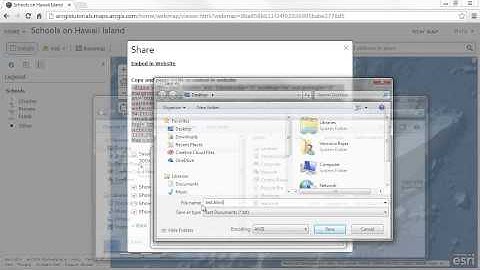【ArcGIS Online 分享地圖和應用程式】12.Embed a map in your website - 在您的網站嵌入地圖