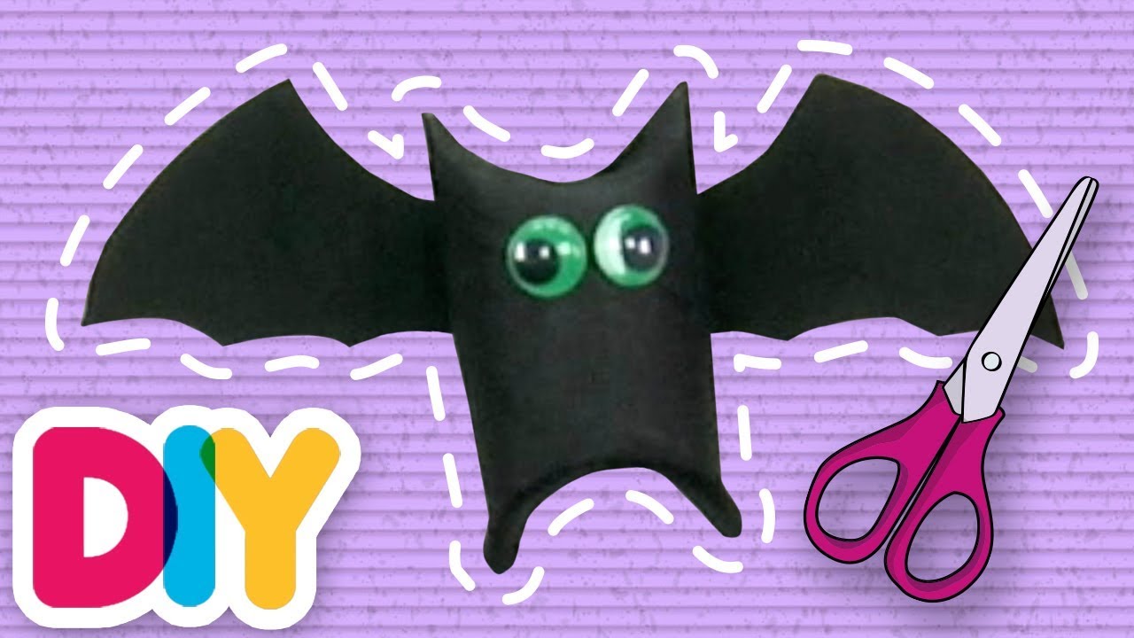BATS | Paper Roll Craft | Fast-n-Easy | DIY Labs - YouTube