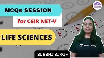 MCQs Session for CSIR NET-V || [Life Sciences] | CSIR NET  2021🎯By Surbhi Singh