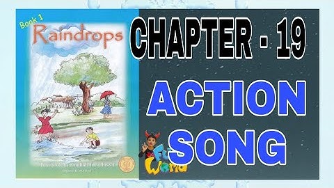 Chapter 19 | Raindrop | Class 1 | Action song | Ncert | Cbse syllabus