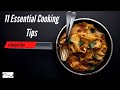 11 Essential Cooking Tips