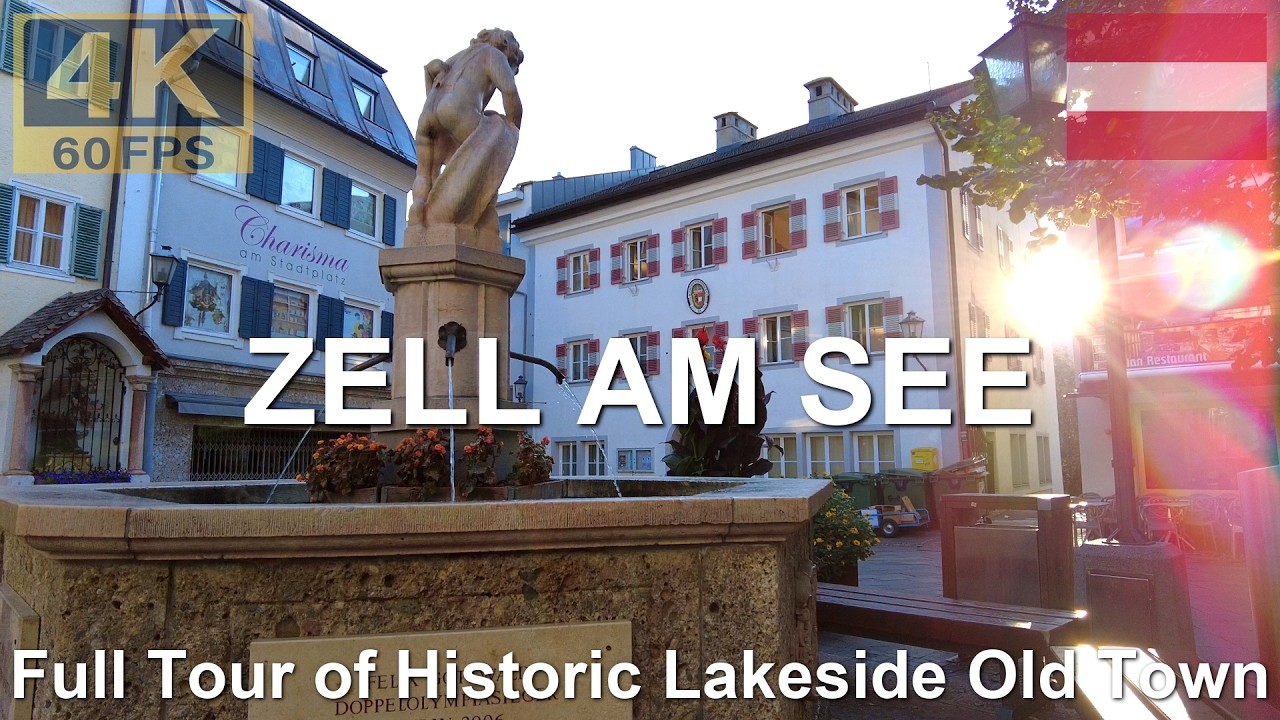 ZELL AM SEE, AUSTRIA 🇦🇹 in 4K | 2024 | Morning Walk in Historic Lakeside Alpine Town