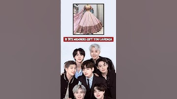 IF BTS MEMBERS GIFT YOU LAHENGA ❤️😍#bts #viral #kpop #jin #shorts