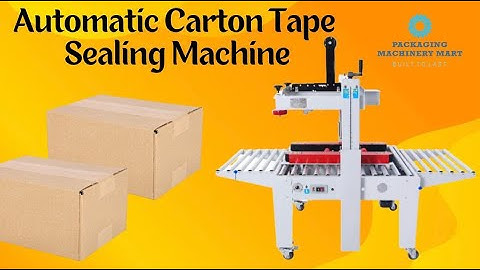 Heavy Duty Carton Box Tapping Machine