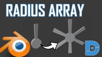 Switching From Maya to Blender 2.82a - Radius Array Rotation Array Duplicate Special in Maya