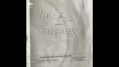 BÁN ĐẤT D12 PHÚ TÂN - THỦ DẦU MỘT - BÌNH DƯƠNG 1,9TY ĐỒNG LH:0977.076.125