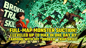 FULL-MAP MONSTER SUCTION! I Leveled Up To Max In One Day By Farming With My "Broken" Trap Skill!