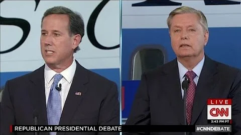 Rick Santorum, Lindsey Graham spar over immigration