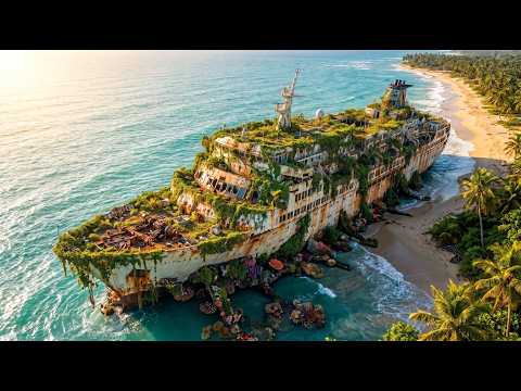 99 Year Old Abandoned Cruise Ship Transformed Into a Luxury Ocean Mansion | Timber Cut