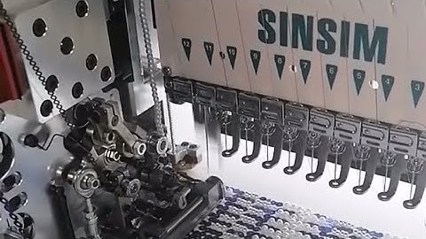 Oubari Sinsim Embroidery Machine with Pearls and Sequins Device