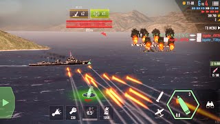 HMS Rodney Battle of Warships Full Game Play #battleofwarships #asgirigaming