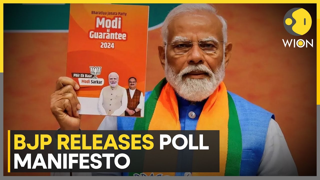 Lok Sabha elections 2024: Bharatiya Janata Party releases manifesto | WION