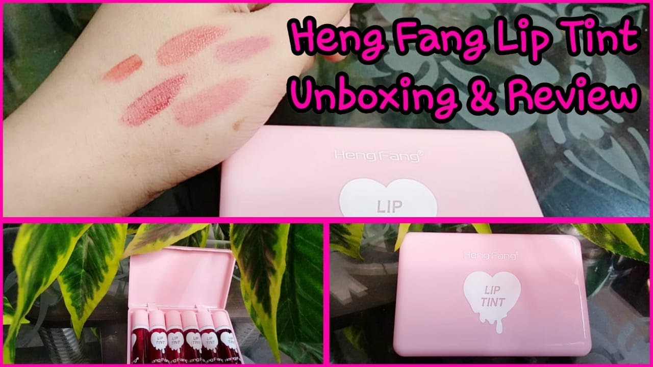 Heng Fang Lip Tint From Daraz Unboxing & Review By All In One Diary YouTube
