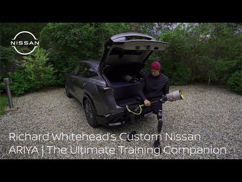 Richard Whitehead's custom Nissan ARIYA | The ultimate training companion