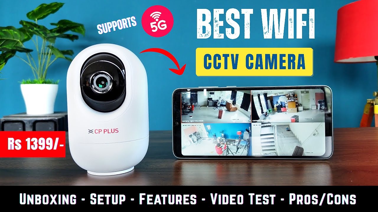 Best cctv camera for home in India 2025 🔥 CP Plus wifi cctv camera ...