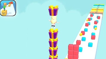 Cube Stacker Surfer 3D All Level Walkthrough Gameplay Android,ios (Levels 264-273)