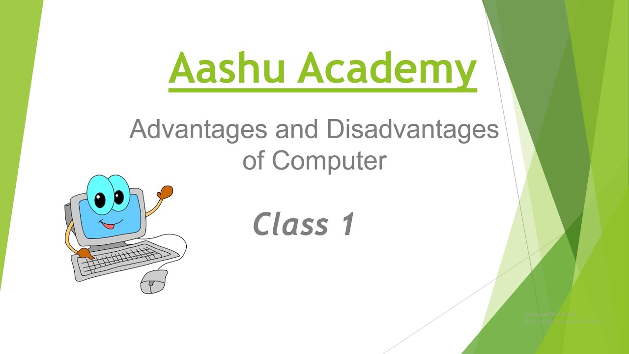 Advantages and Disadvantages of Computer - YouTube