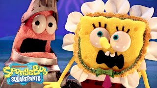SpongeBob's FUNNY Halloween w/ Patrick! 🌼 | 'The Legend of Boo-Kini Bottom' Full Scene | SpongeBob