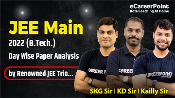 JEE Main 2022: Day Wise Paper Analysis | JEE Main June Session Analysis @eCareerPoint
