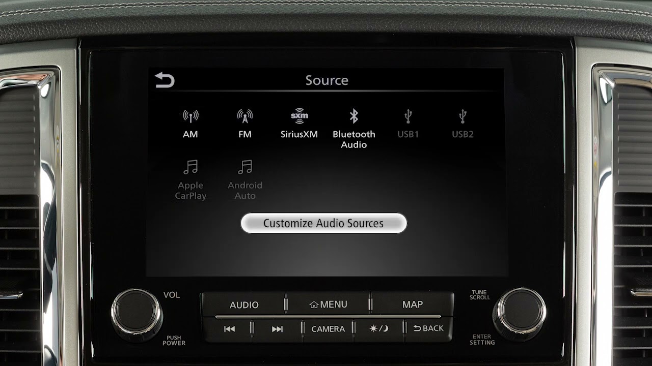 2022 Nissan TITAN Audio System with Navigation (if so equipped) YouTube