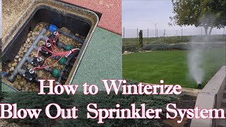 How To Winterize Sprinkler System -  How To Blow Out Your Sprinkler System