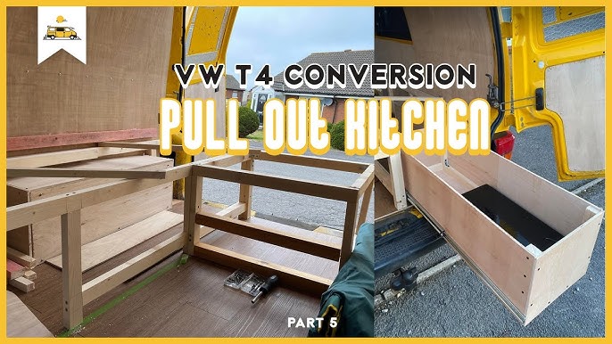 Camper Ausbau VW T4, Möbel Bausatz, diy, Bulli, Selbstbausatz, Küchenzeile,  Vanlife Holzzuschnitt, Camping Bausatz - .de