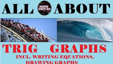 Trigonometric graphs| 0606/4037/Add Math | Amplitude, Axis, Period| Write equation | Sketch graph