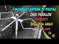 Cara membuat antena tv digital sendiri outdoor jernih dari paralon hasil terbaik bisa segala arah