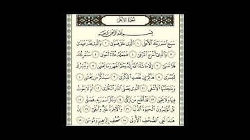 سورة الاعلى - القارئ الصغير يوسف كالو  surah al ala- yousof kalo