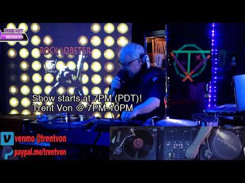 DJ Trent Von — Trent Von's ROCK LOBSTER (new wave • post-punk), Thursday April 8 2021