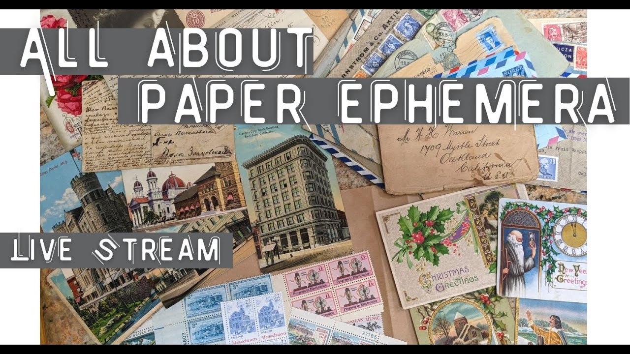 All about paper ephemera 