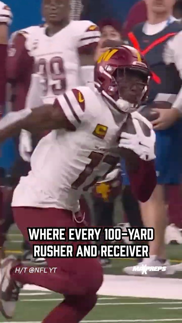 Where every 100 yard rusher \u0026 receiver in NFL conference championship history played HS football ?
