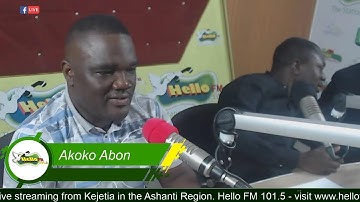 AKOKO ABON ON HELLO101.5FM (15/11/2025) WITH KING EDWARD DE SLAVE