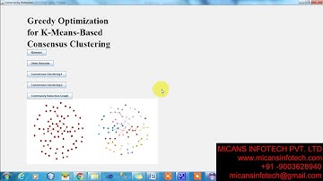 Greedy Optimization for K-Means-Based Consensus Clustering- IEEE PROJECTS 2018