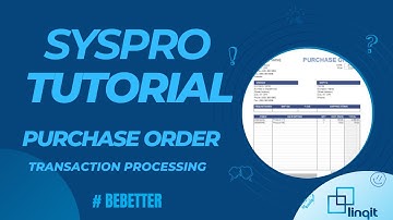 Purchase Order: Transaction Processing - Part 1