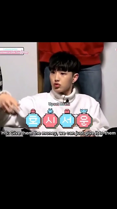 Hoshi being angry #kpop #seventeen #svt #hoshi