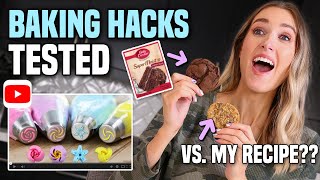 TESTING VIRAL BAKING HACKS... what ACTUALLY worked???