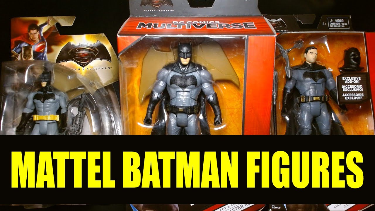 Batman Ben Affleck DCEU DC Extended Universe Mattel DC Multiverse Batman V  Superman Justice League - YouTube