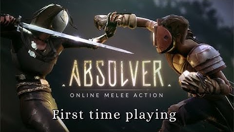 First time playing Absolver