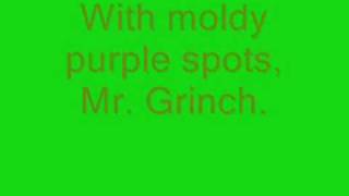 Mr. Grinch with lyrics Dr. Seuss