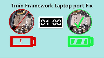 Fixing my framework laptop port timelapse