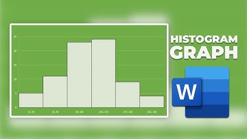 How to make histogram graph in Microsoft word