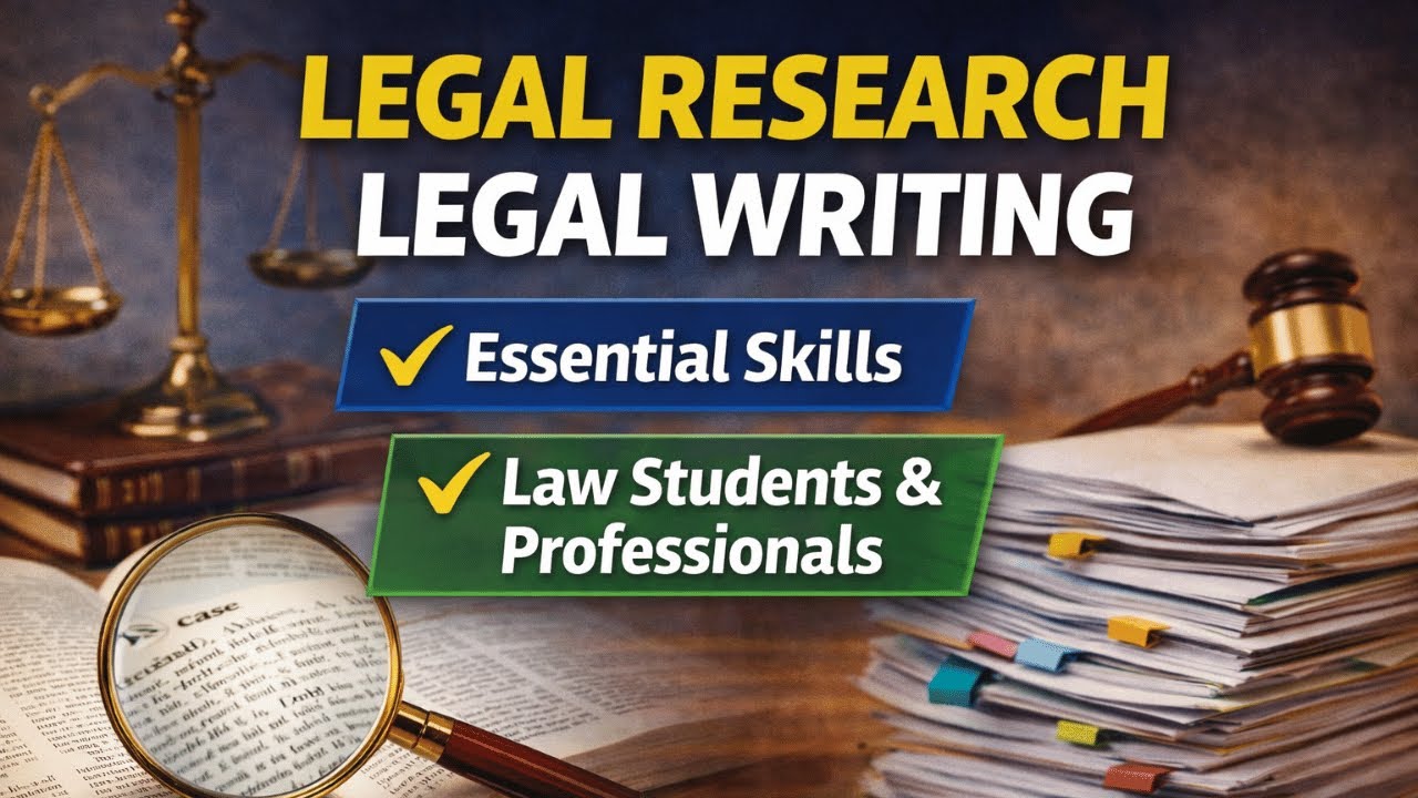 Legal Research and Writing Explained | Core Skills Every Law Student & Lawyer Must Master