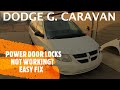 Dodge Grand Caravan - POWER DOOR LOCKS NOT WORKING - EASY FIX (2001-2007)