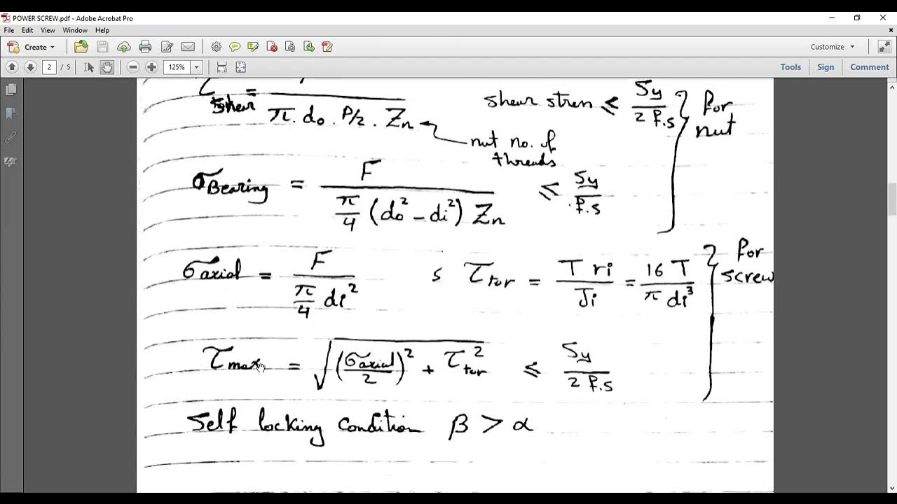 POWER SCREW TUTORIAL YouTube